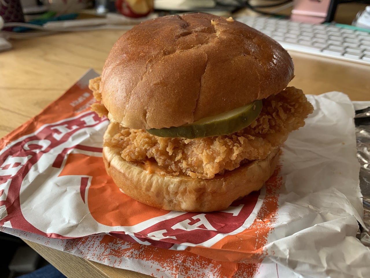We tried the Popeyes Chicken Sandwich yes, location matters