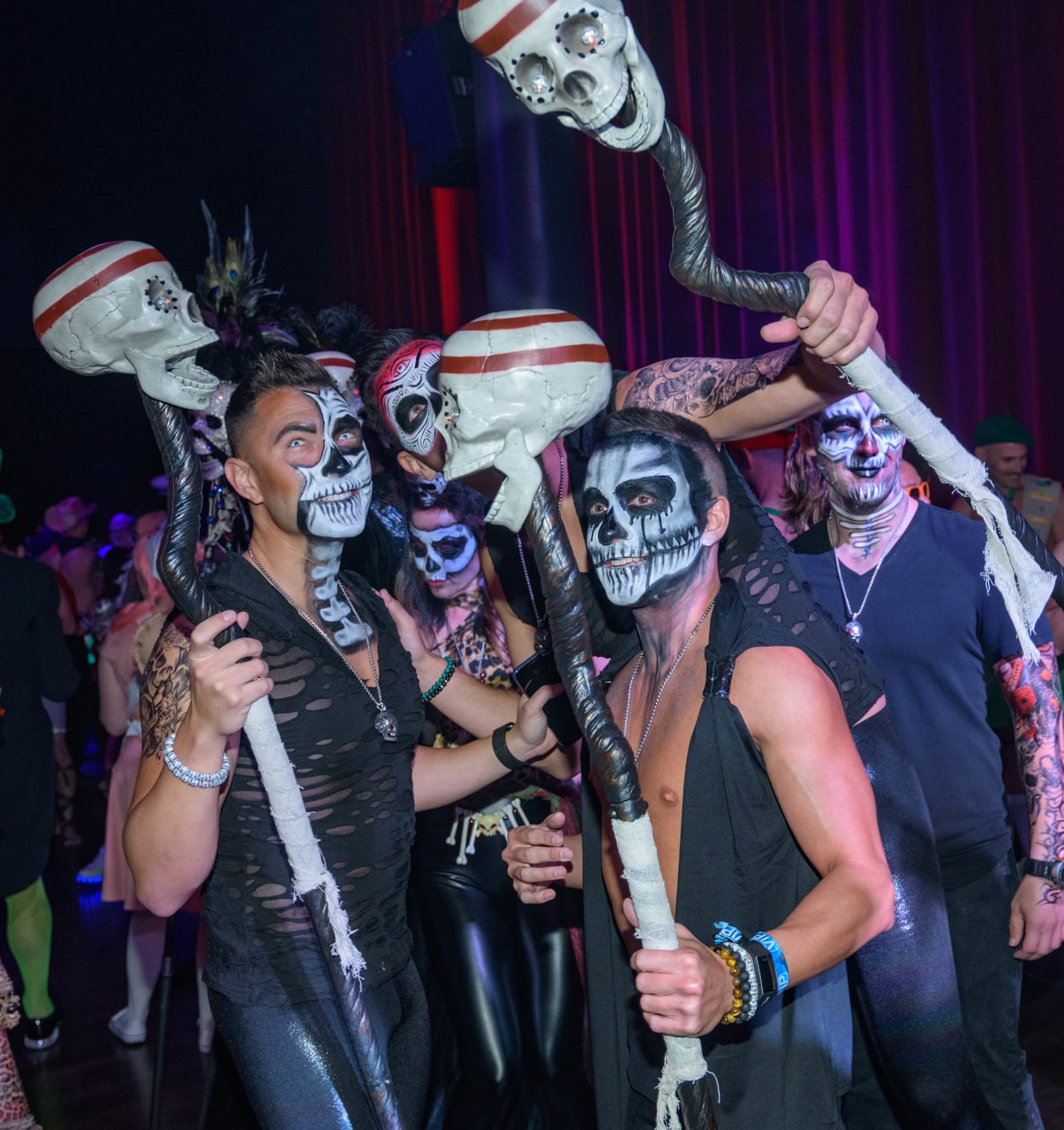 Elaborate costumes abound at annual Halloween New Orleans fundraiser