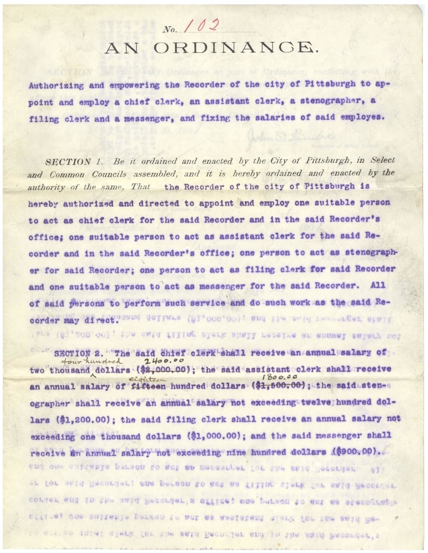Pittsburgh Black Mayor Ajax Jones served as messenger to the mayor of Pittsburgh.