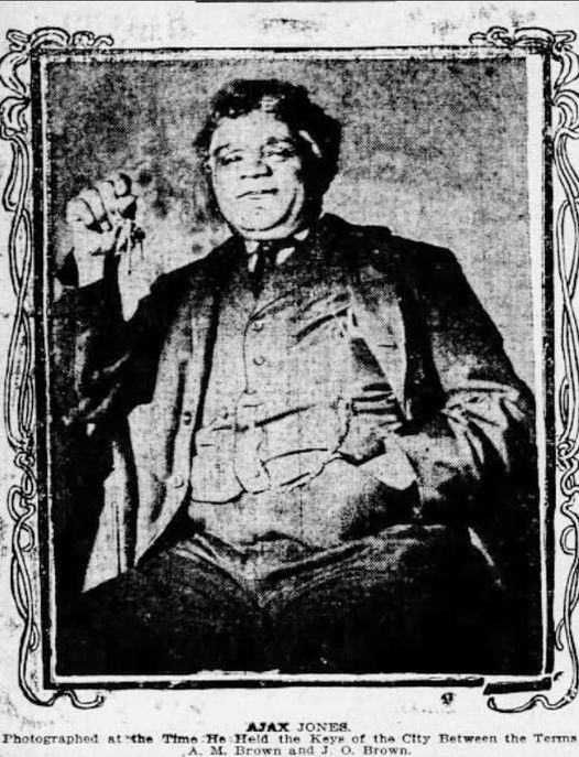 Ajax Jones Keys to the City - The Pittsburgh Press February 22, 1903